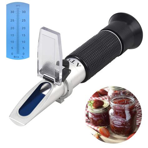 portable refractometer for sale|hand held refractometer sugar.